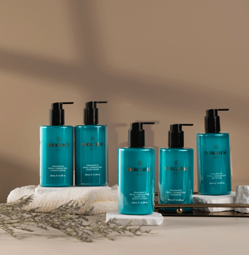Borghese Bath Set High Quality Cheap Price Hotel Home Spa Shampoo Conditioner Set Wholesale