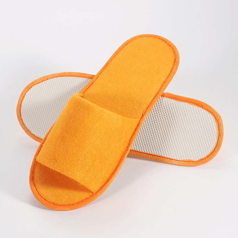 Coloured Terry Slippers Custom Slippers for Spa And Hotel Wholesale