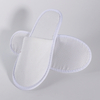 Hotel Guest Slippers Wholesale Good Quality White Linen Slippers for Spa And Hotel