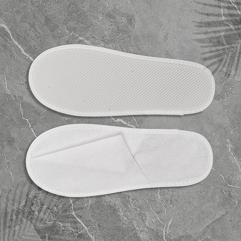 Spot Wholesale Non-woven Closed-toe Slipper with High Quality EVA Sole