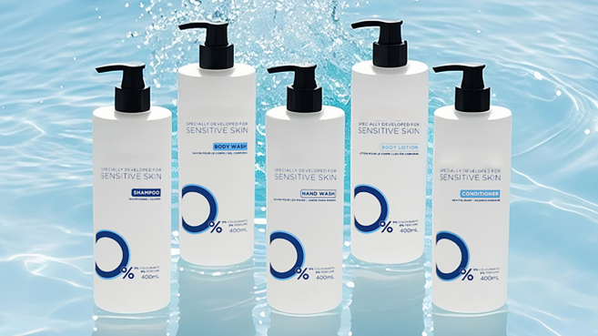 Sensitive Skin Bathing Set | 0 Perfume 0 Colorants. Safeguard Every Inch of Your Skin with Peace of Mind.