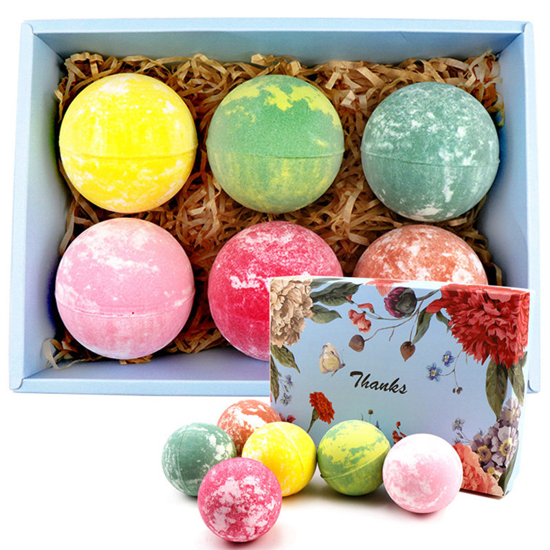Flower Bath Bombs Kit For Women Bath Bubble Bomb