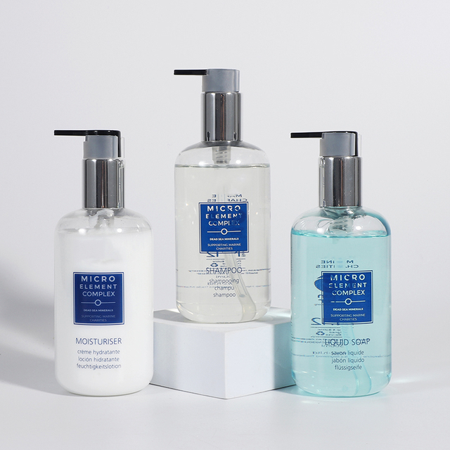 Custom Hotel Shampoo Bottle Wholesale Plastic Shampoo Bottle Set