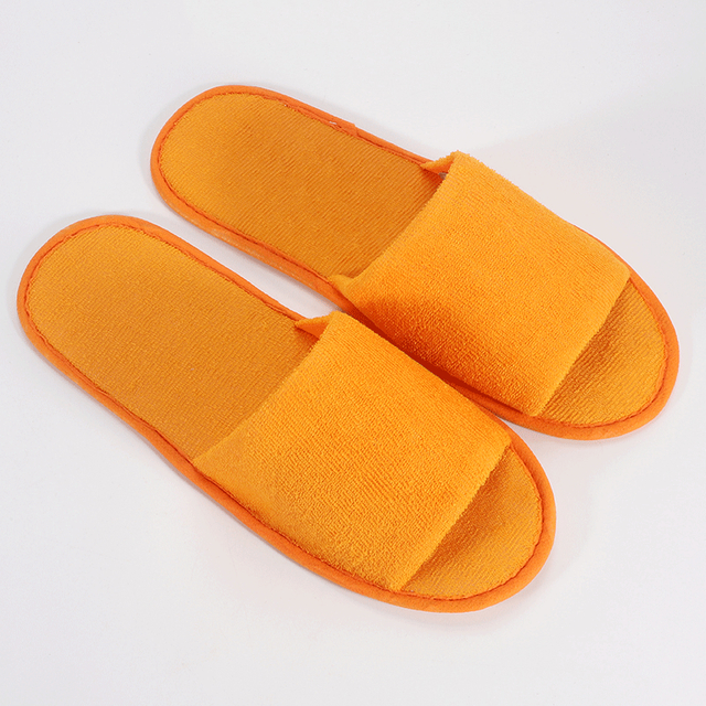 Coloured Terry Slippers Custom Slippers for Spa And Hotel Wholesale