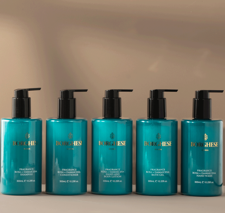 Borghese Bath Set High Quality Cheap Price Hotel Home Spa Shampoo Conditioner Set Wholesale