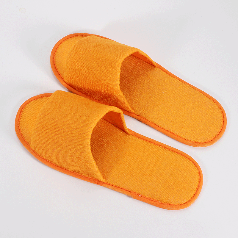 Coloured Terry Slippers Custom Slippers for Spa And Hotel Wholesale