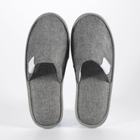 Wholesale Eco Friendly Linen Slippers Custom Good Quality Beauty Slippers