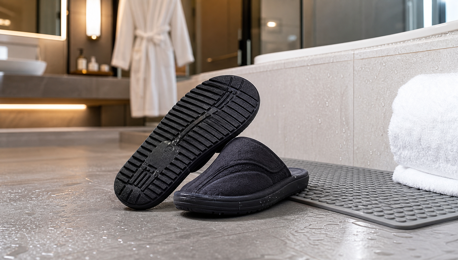 The Business Traveler's Obsession: Can Hotel Slippers Keep Me Standing Without Slipping?