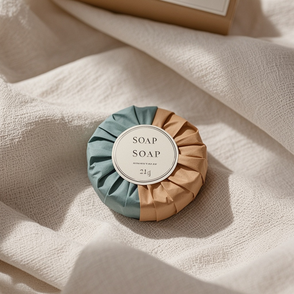 Premium Organic Mini Hand Hotel Soap with Paper Wrap for Eco-Friendly Hotel Guest Supplies