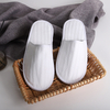 Premium Personalized Jacquard Woven Disposable Hotel Slippers for Bulk Hotel And House Guest Supplies