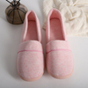 Luxury Personalized Coral Fleece Closed Toe Waffle Sole Snow Lodge Slippers for Hotel And Resort Supplies