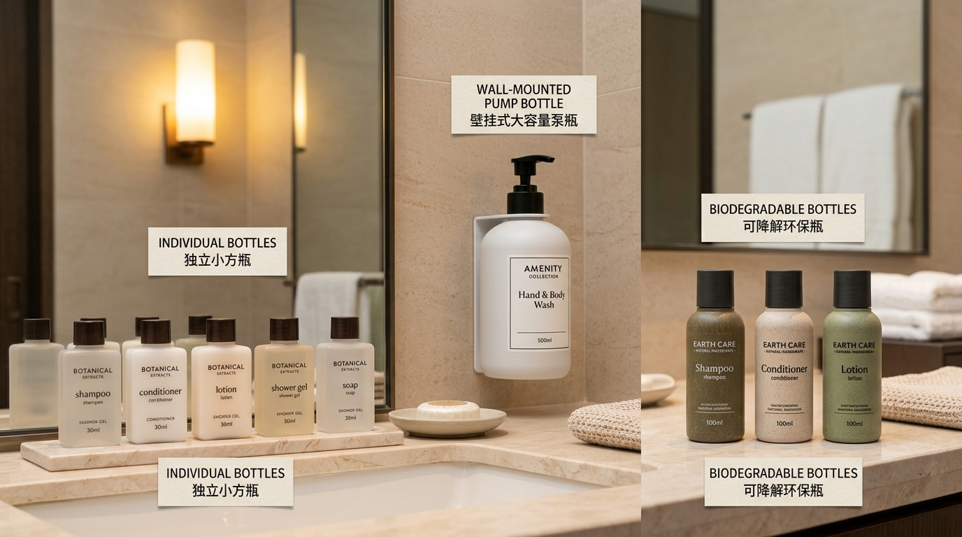 Refillable Vs. Single-Use – 3 New Trends in Hotel Toiletry Packaging for 2026 In 2026, That Row of Toiletry Bottles in Hotel Bathrooms Is Undergoing An Identity Crisis. Refillable Or Single-use – Thi
