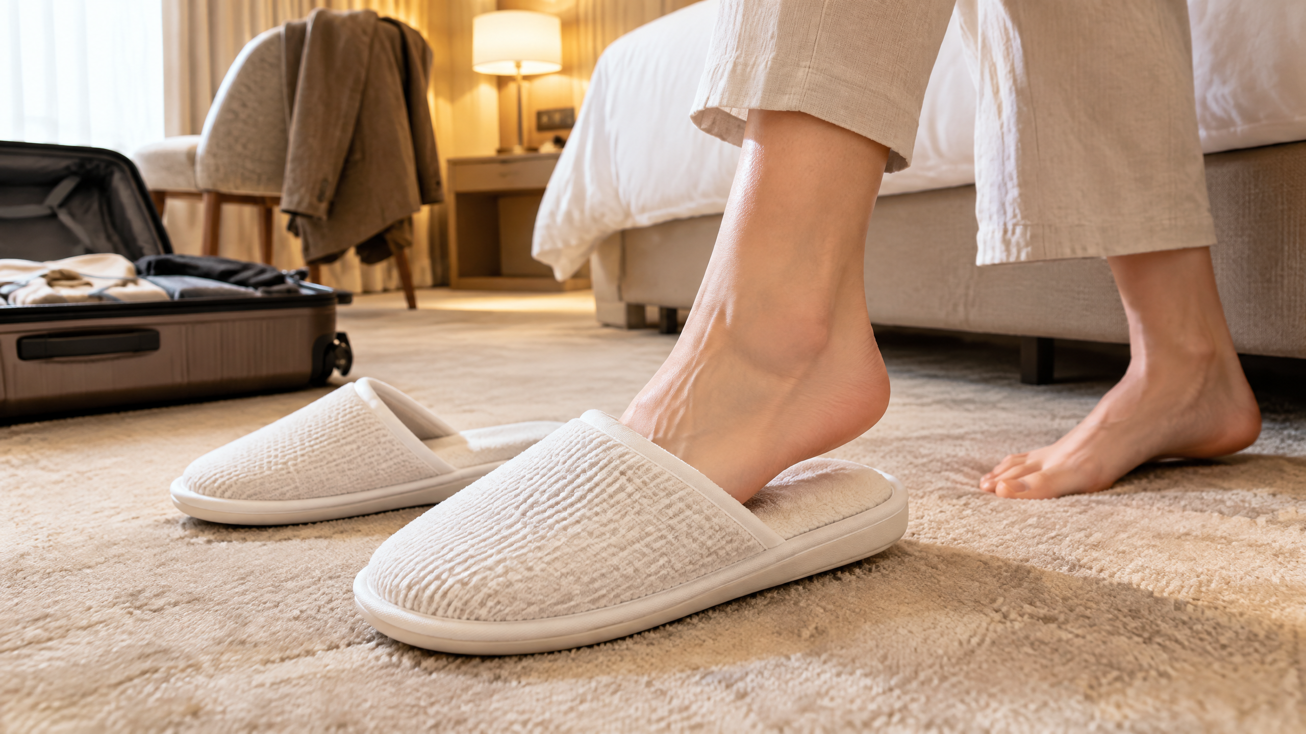 At The Moment of Stepping In, Guests Know The Hotel's Star Rating – The "First-Step" Psychology of Slippers