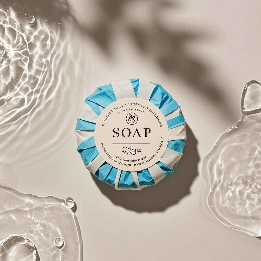 Premium Organic Mini Hand Hotel Soap with Paper Wrap for Eco-Friendly Hotel Guest Supplies