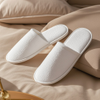Luxury Monogram Branded Plush Terry Hotel Slippers for Bulk Hotel Supplies