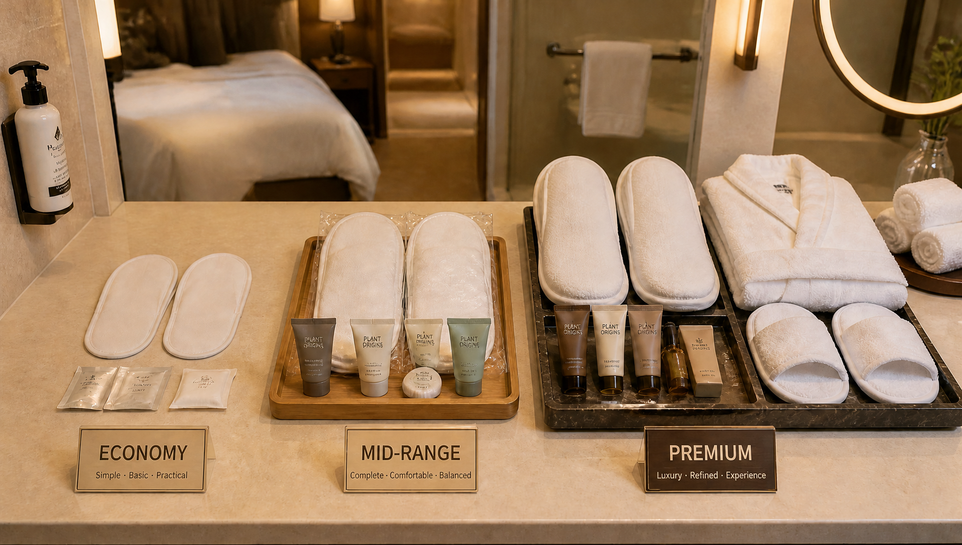 Should Hourly Rooms Provide Slippers And Toiletries? – The Answers for Three Price Bands Are Completely Different