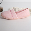Luxury Personalized Coral Fleece Closed Toe Waffle Sole Snow Lodge Slippers for Hotel And Resort Supplies