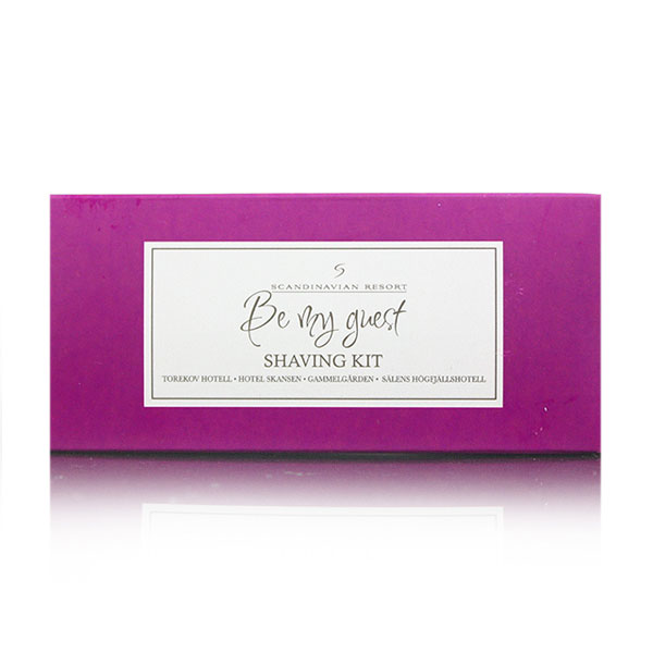 Disposable Hotel Amenity Set Highlighting One Stop Hotel Supply Procurement Elegant Card Box Guest Amenity Pack Guest Travel
