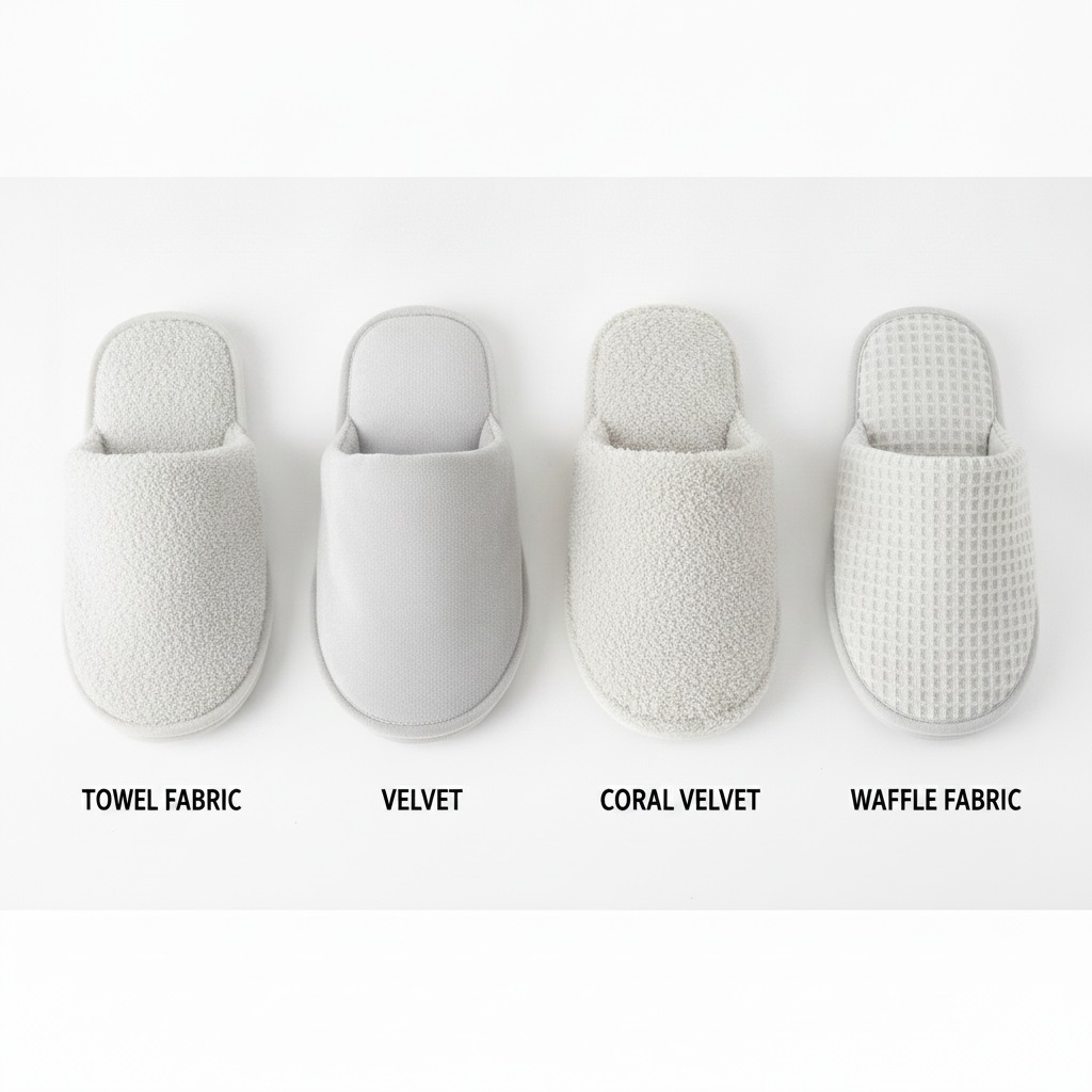 Hotel Slipper Material Guide: What's The Difference Between Terry, Velvet, Coral Fleece, And Waffle? – A Hotel Amenities Manufacturer Analyzes Disposable Slipper Material Selection And Guest Slipper P