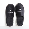 Premium Customized Logo Monogrammed Dense Velvet Hotel Slippers for Hotel Bulk Order