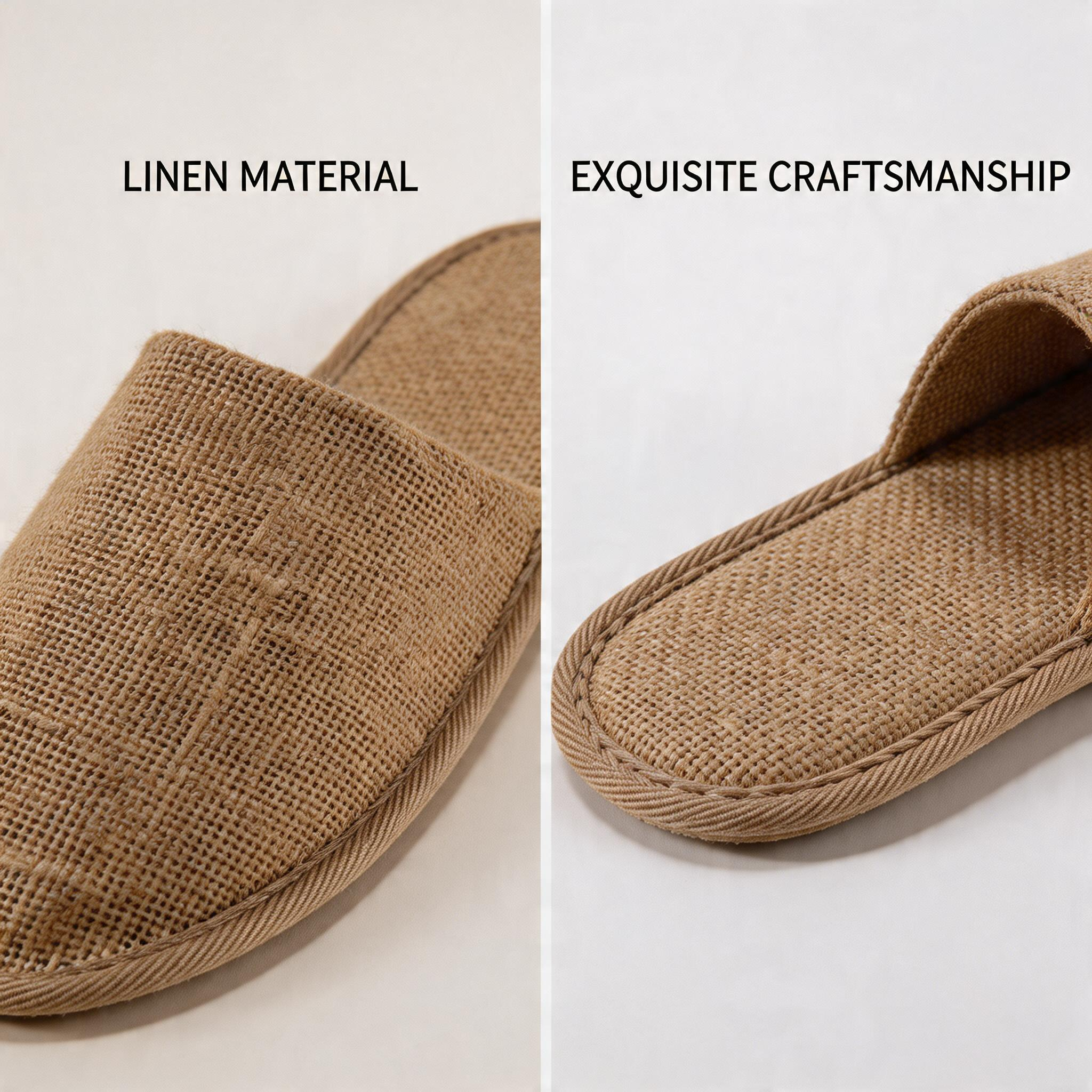 High Quality Velvet Slippers Custom Hotel Room Slippers with Logo