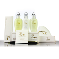 Economical Bulk Eco-Friendly Organic Kraft Paper Hotel Toiletries Set for Hotel Bath Amenities Wholesale