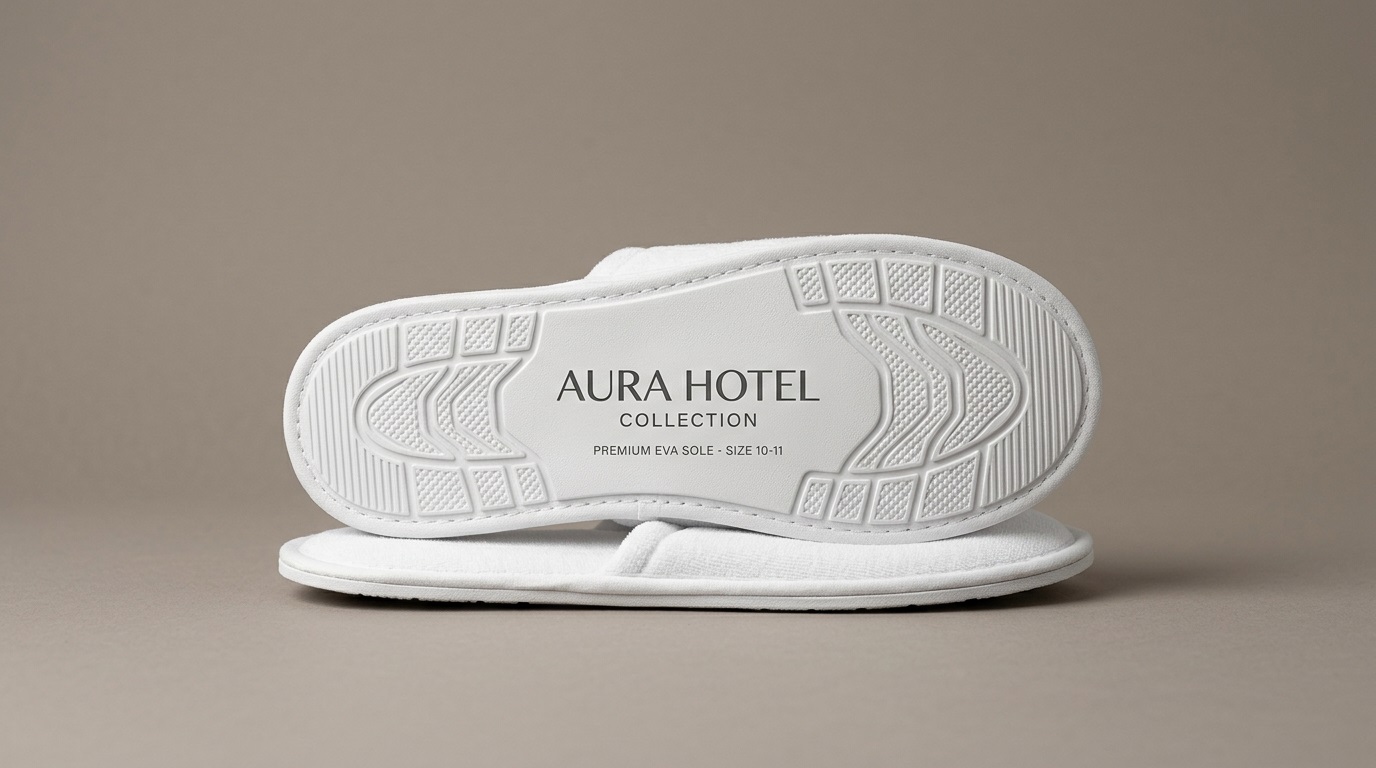 Custom-Printed Soles for Hotel Disposable Slippers