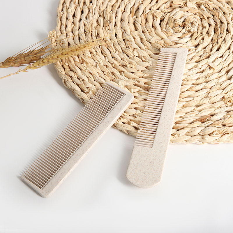 Bulk Eco Hair Comb for Hotel Chains Cost-Effective Wheat Straw Disposable Comb with Custom Branding, Wholesale Hospitality Supply