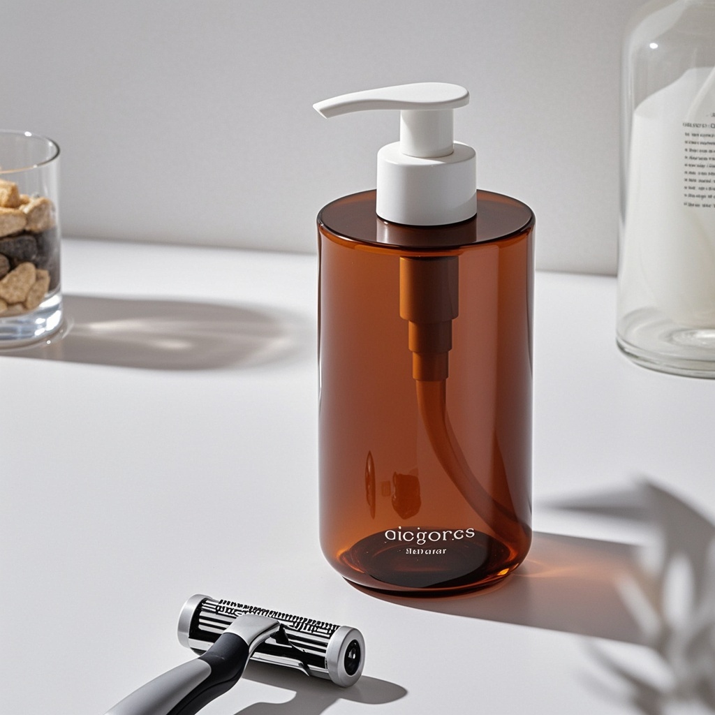 Premium Custom Logo Biodegradable Wheat Straw Airless And Boston Round Bottles for Hotel And Cosmetic Packaging