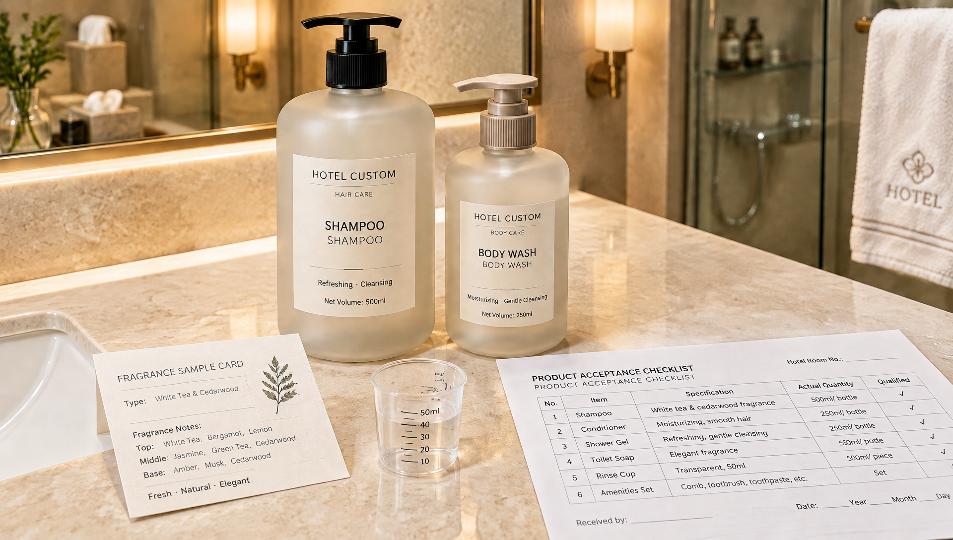 Hotel Shampoo & Body Wash Set Customisation: Bottle Design, Fragrance Selection, And Cost Control