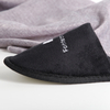Premium Customized Logo Monogrammed Dense Velvet Hotel Slippers for Hotel Bulk Order