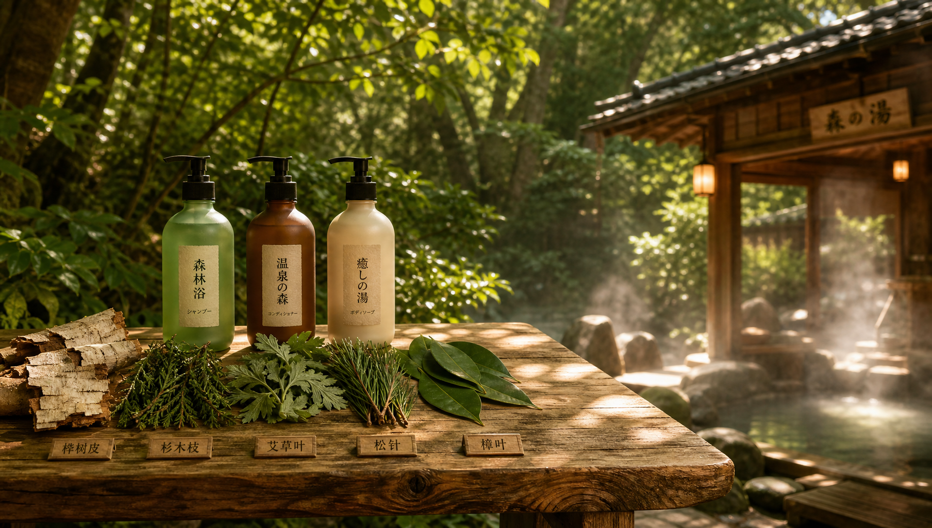 Forest Bathing + Hot Springs: How To Choose Herbal Formulations for Your Toiletry Set