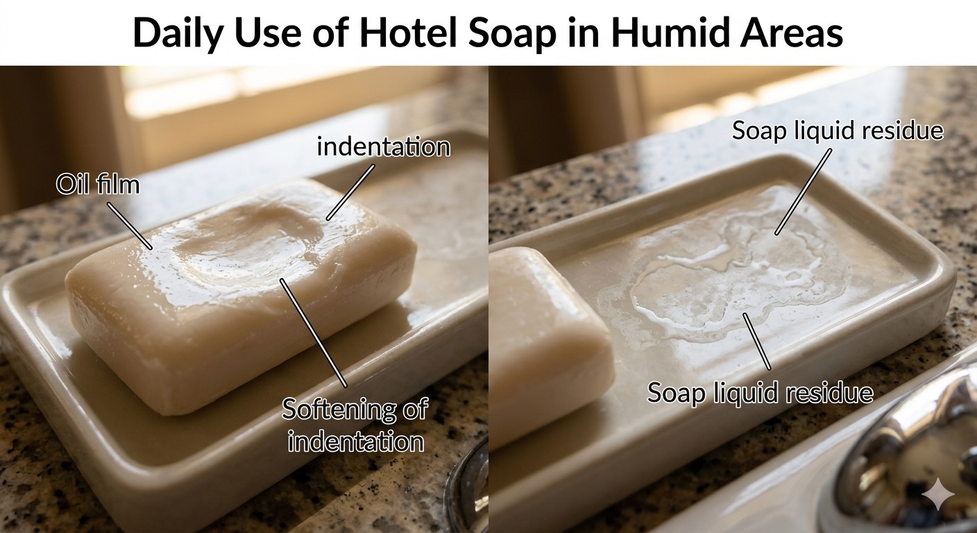 In Humid Regions, Hotel Soap Easily Turns Soft, Leaks Oil, And Sticks To The Tray – These 3 Formulation And Packaging Solutions Can Fix It