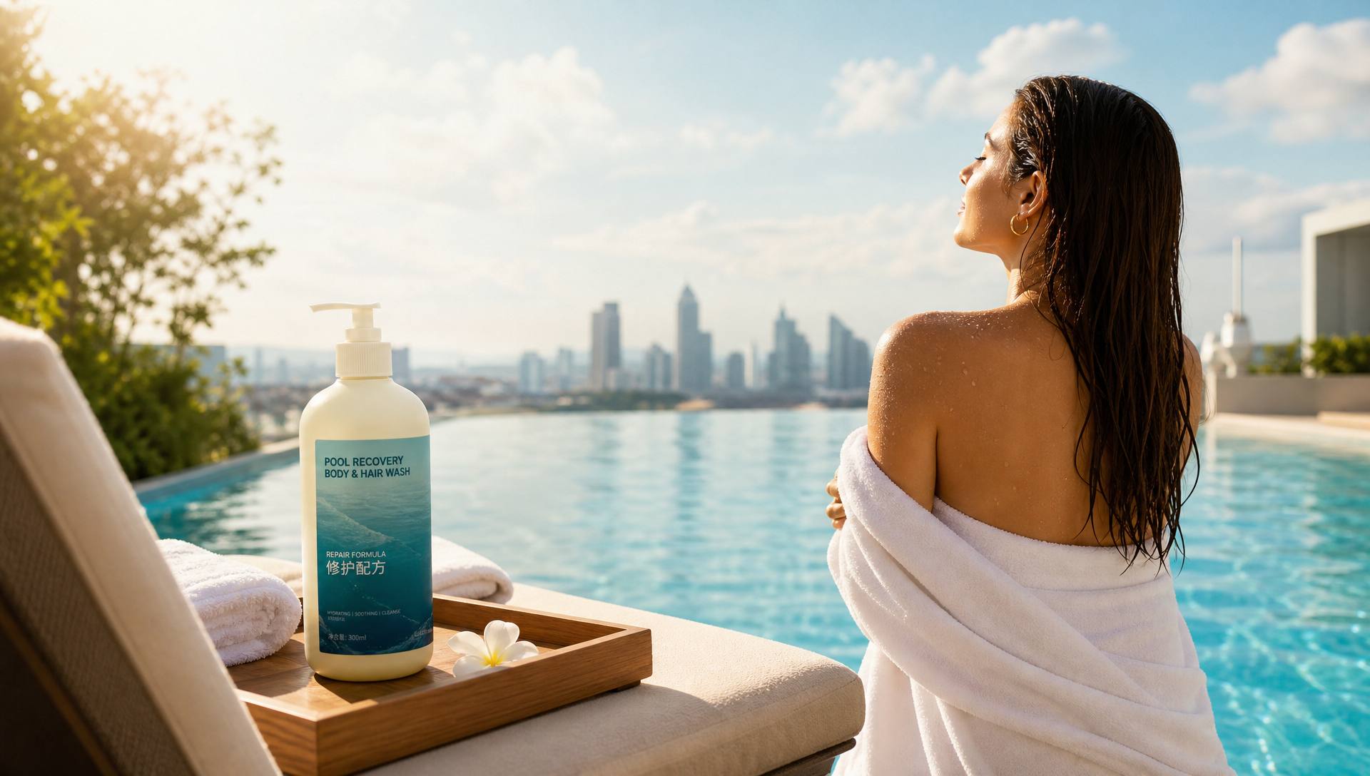 When Guests Spend All Day in The Infinity Pool – What Happens To Their Skin? – The Double Assault of Chlorine Water And Sun Exposure