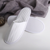 Premium Personalized Jacquard Woven Disposable Hotel Slippers for Bulk Hotel And House Guest Supplies