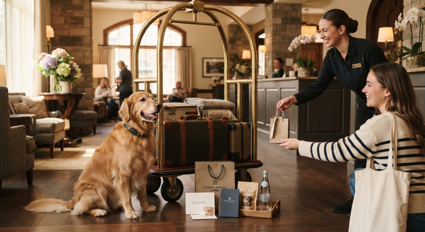 When a Hotel Says "Pets Welcome," What Lands in the Procurement Manager's Shopping Cart?