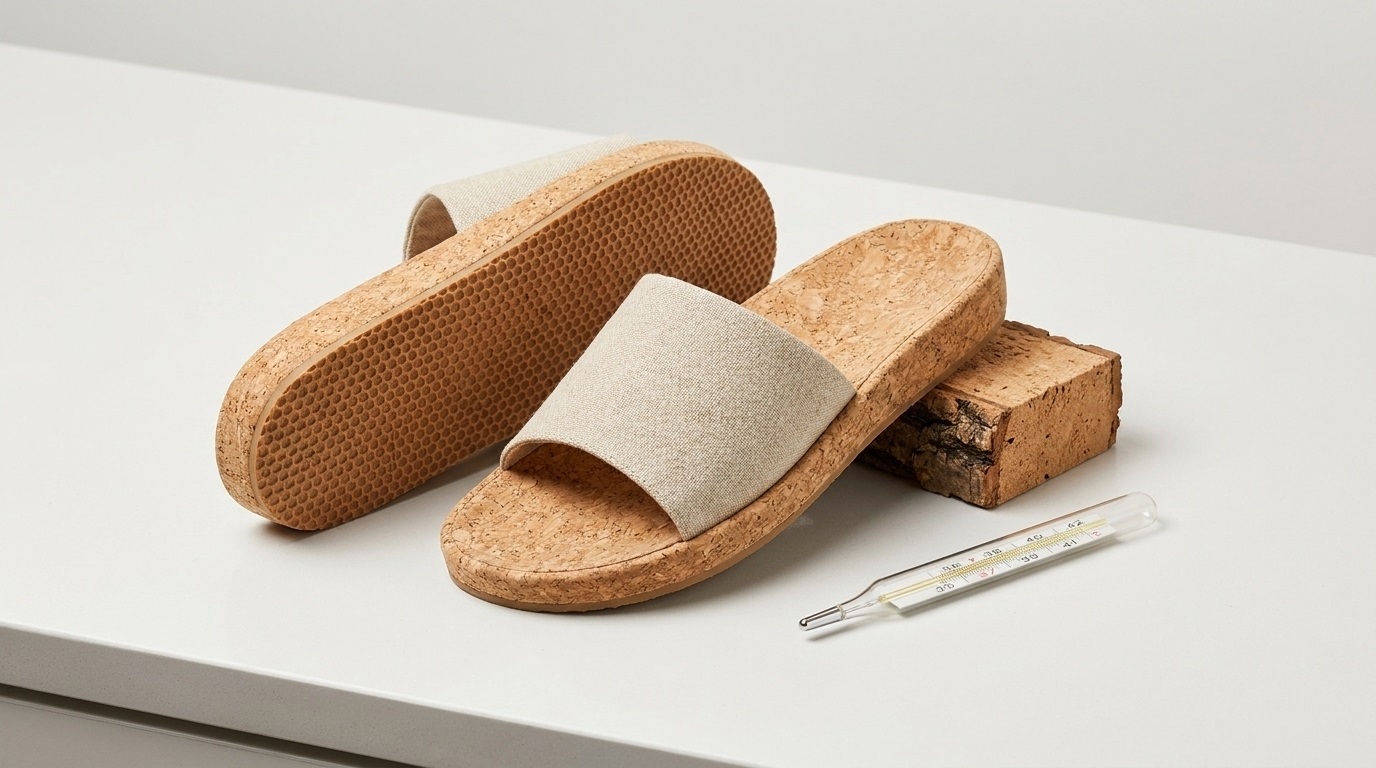 The Cork Slipper That Adapts To Foot Temperature in 7 Minutes – And Why Guests Feel It Before They Notice It