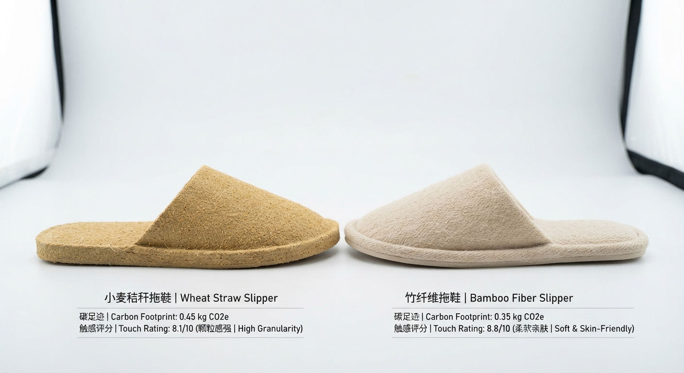 Wheat Straw Vs. Bamboo Fiber: Which Eco-Friendly Slipper Material Has The Lowest Carbon Footprint?