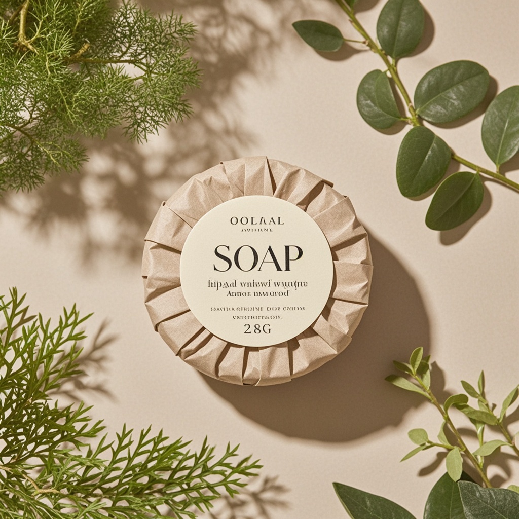 Luxury Custom Multi-Color Pearl Film Round Mini Olive Oil Glycerin Hotel Soap Set for Hotel Guest Supplies