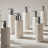  Multi-Size Biodegradable Wheat Straw Dispenser Bottles for Hospitality And Cosmetic Packaging