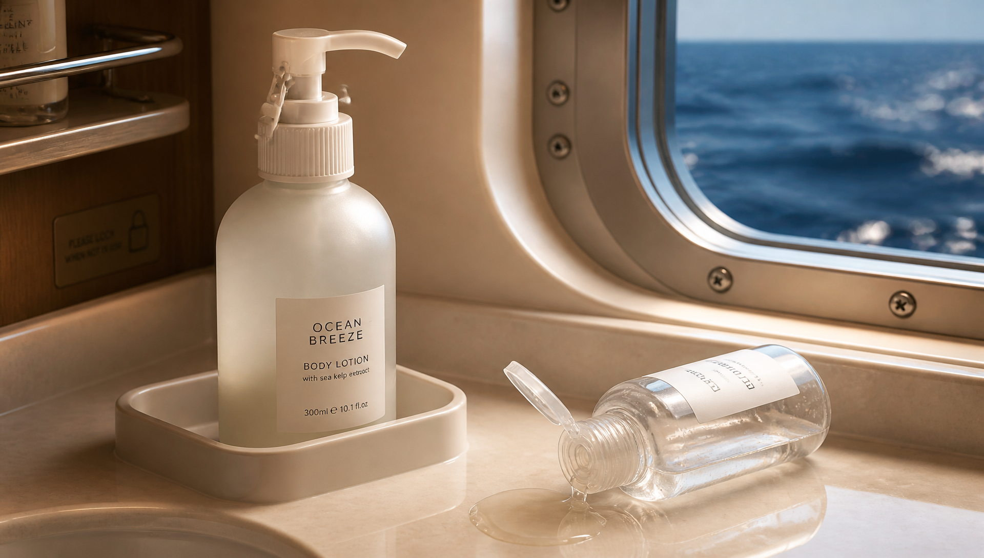 Why Do Cruise Ship Toiletry Sets All Use Pump Bottles? – Because When The Ship Rocks, Flip‑Top Bottles Spill Liquid All Over The Floor