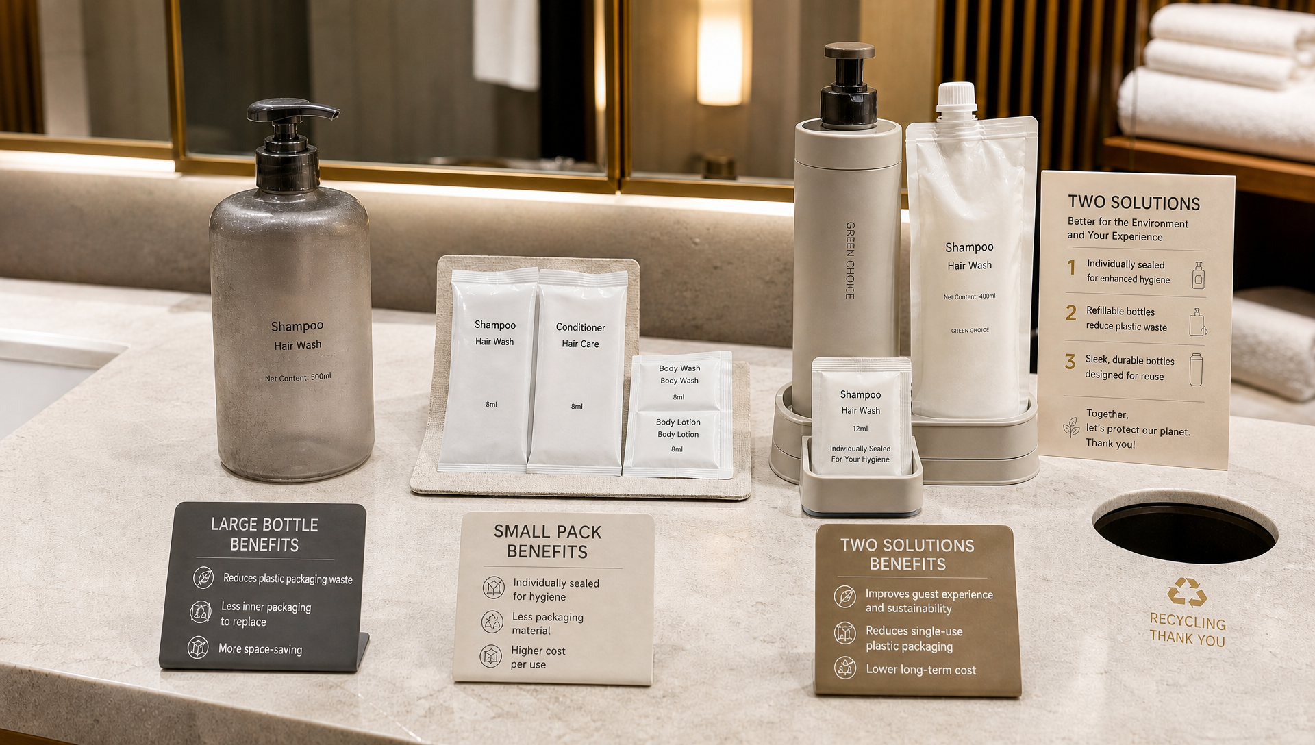 Bulk Bottles Vs Small Bottles: Can Eco-Friendliness And Guest Experience Really Coexist?