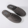 Luxury Brand Coral Fleece Custom Embroidered Thicker EVA And Rubber Sole Eco Hotel Slippers for Premium Hotel Supplies
