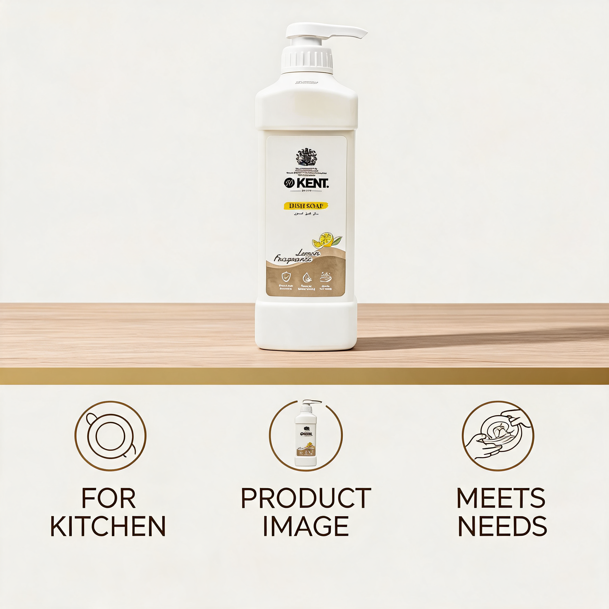 KENT Wholesale Dish Soap Dispenser And Dish Soap Tablets With Whipped Soap For Pearl Island Resort Guest Kitchens