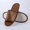 Premium Washable Bamboo Open Toe Resort Slippers for Bulk Hotel And Spa Supplies