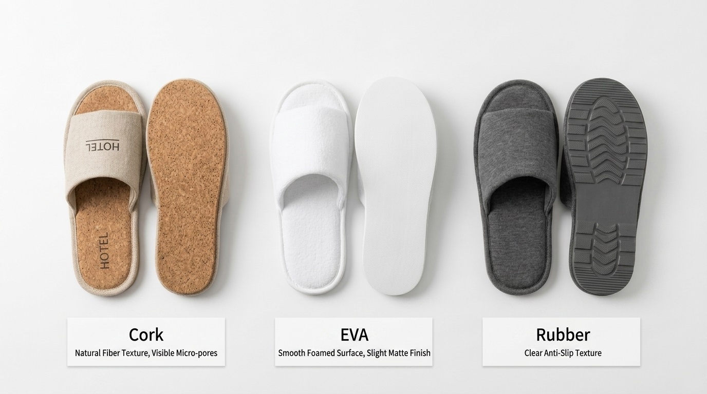 Cork Vs EVA Vs Rubber: Three Slipper Soles, One 120-Room Resort, Six Months of Guest Feedback Data