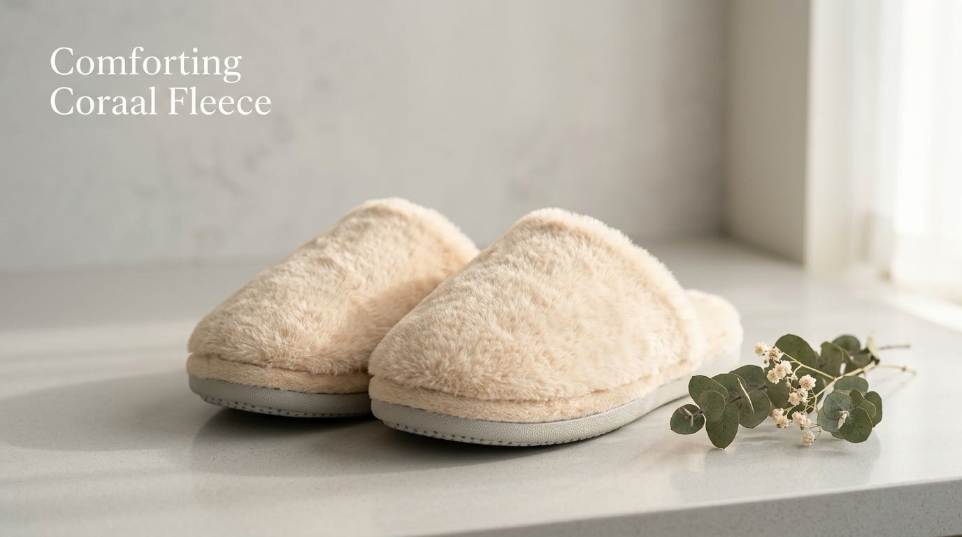 Coral Fleece Slippers Wholesale: Ultra-Soft & Skin-Friendly, Quick-Dry & Non-Stuffy, The Top Choice for Hot Spring & SPA Scenarios