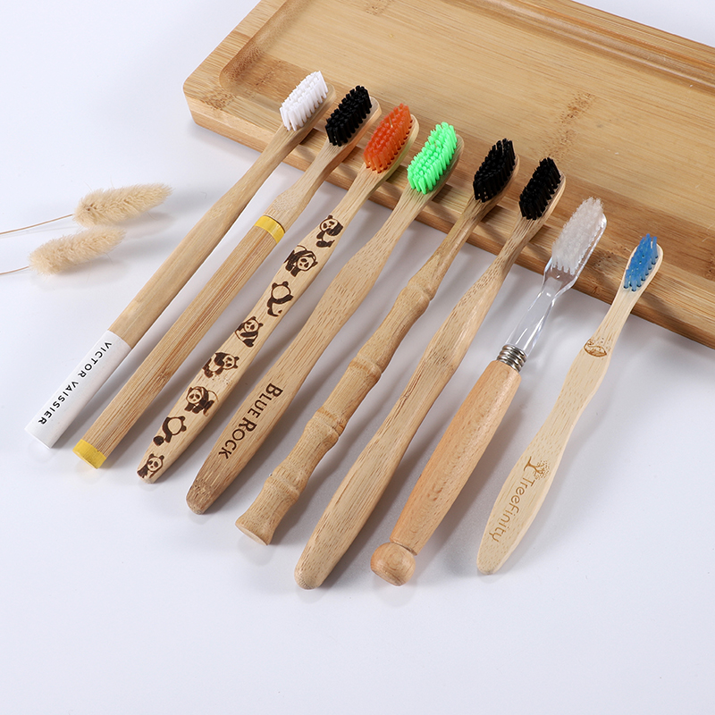 Eco-Friendly Ergonomic Bamboo Hotel Toothbrush for Premium Hotel Guest Supplies