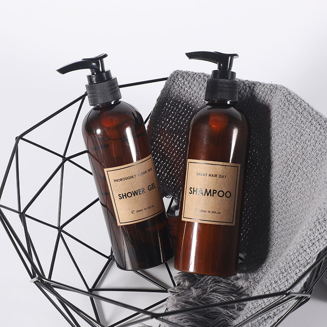 Premium Hair Oil And Shampoo Plastic Bottle Packaging with Box for Wholesale Distributor Supplies