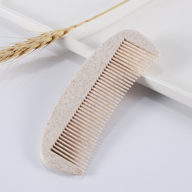 Bulk Eco Hair Comb for Hotel Chains Cost-Effective Wheat Straw Disposable Comb with Custom Branding, Wholesale Hospitality Supply